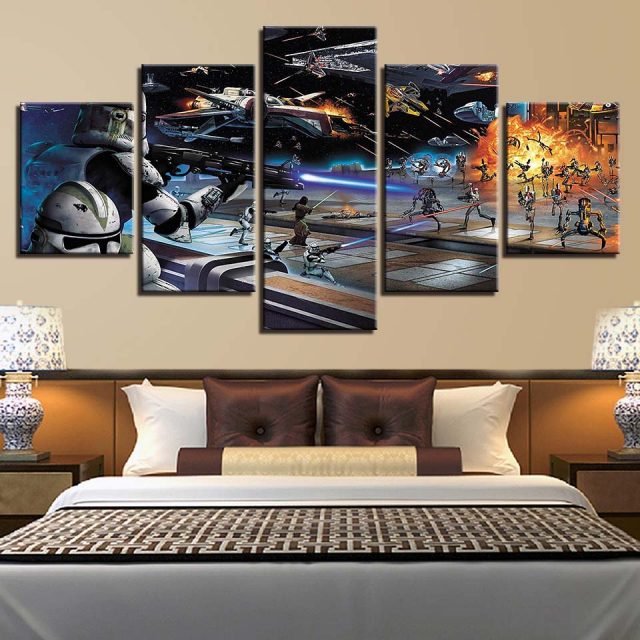 Star Wars Themed 5 Pieces Posters